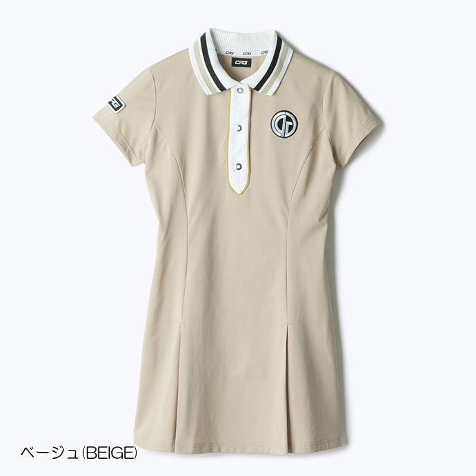 CPG ベージュポロシャツスタイル ワンピース サイズ1 CPG ベージュポロシャツスタイル ワンピース サイズ1