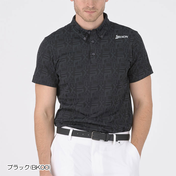 ゴルフ スリクソン ロゴパターンジャガードシャツ RGMXJA04｜tsuruya-sp｜02