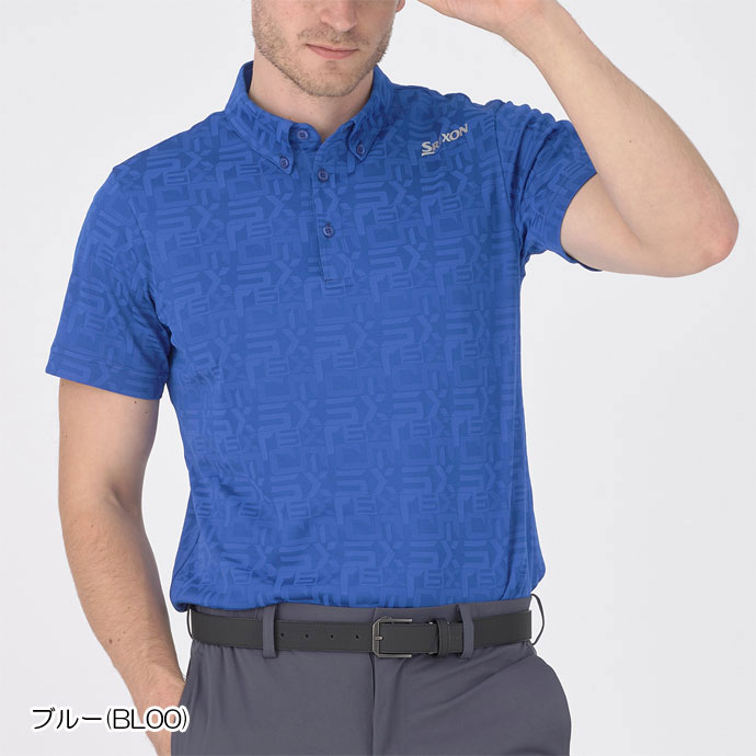 ゴルフ スリクソン ロゴパターンジャガードシャツ RGMXJA04｜tsuruya-sp｜03