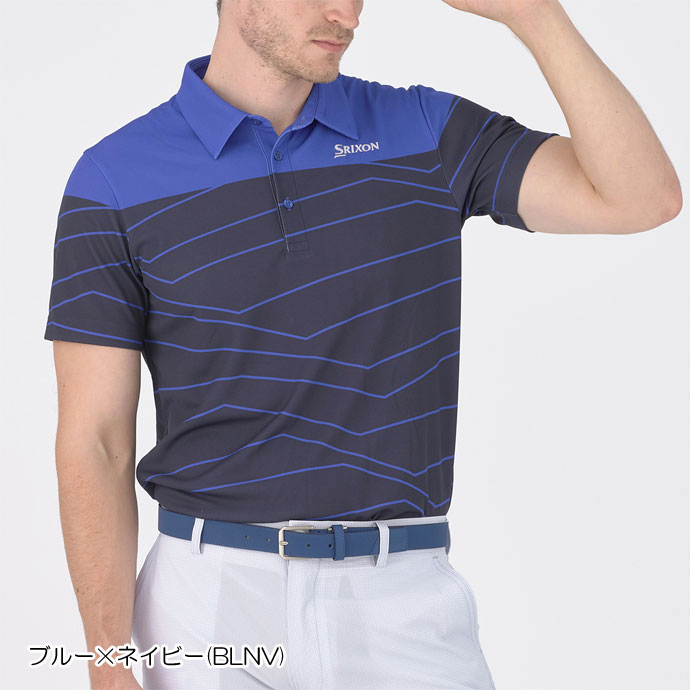ゴルフ スリクソン エクシードライパネルプリントシャツ RGMXJA08｜tsuruya-sp｜02