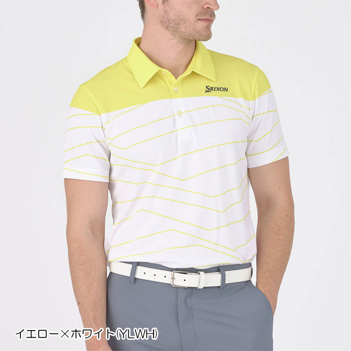 ゴルフ スリクソン エクシードライパネルプリントシャツ RGMXJA08｜tsuruya-sp｜04