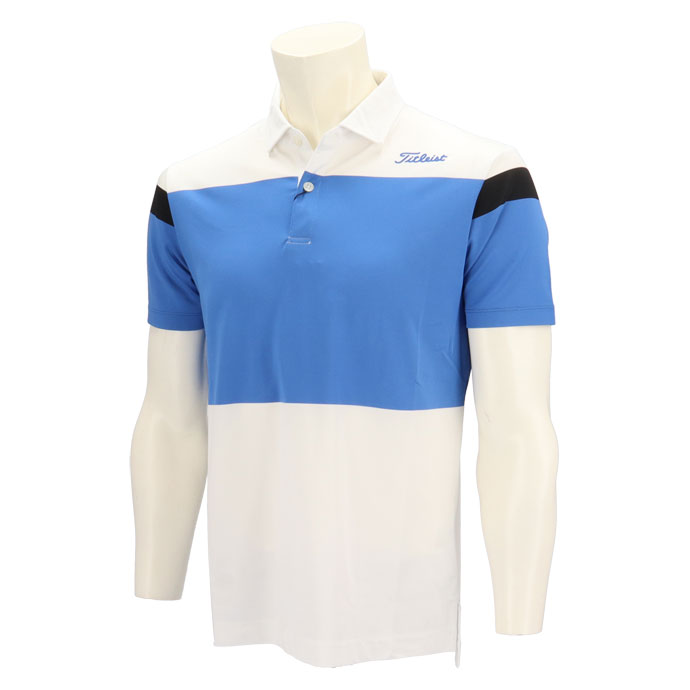 ゴルフ タイトリスト 先染メブロック半袖ポロシャツ TSMC2110