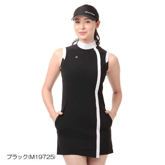 ゴルフ レディース/女性用 テーラーメイド アシンメトリーワンピース TL455｜tsuruya-sp｜02