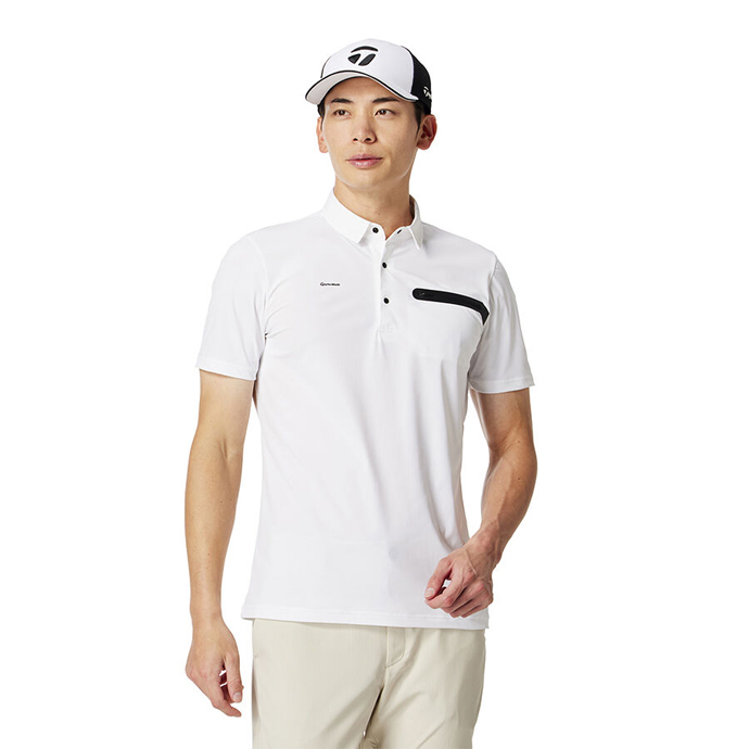 TaylorMade ゴルフ メンズ テーラーメイド ラインドS/Sポロ