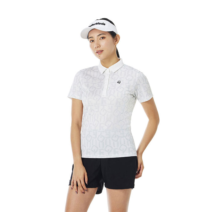 TaylorMade - ゴルフ御召しもの レディース 仕立て屋御手伝いさん T-ICE T-AIRグラフィックS/Sポロ 春 夏 26SS