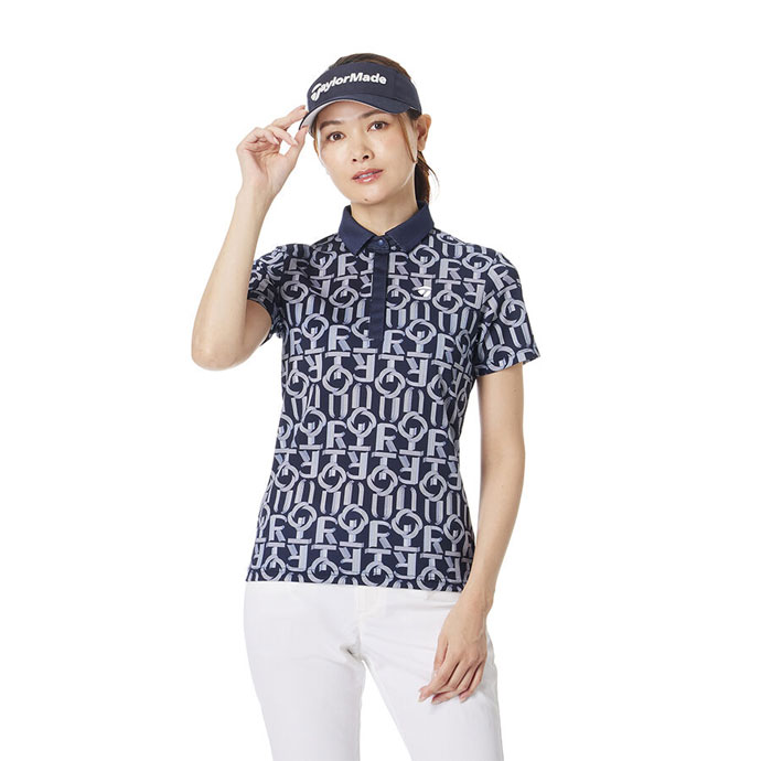 TaylorMade - ゴルフ御召しもの レディース 仕立て屋御手伝いさん T-ICE T-AIRグラフィックS/Sポロ 春 夏 26SS