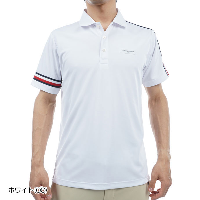 ゴルフ トミーヒルフィガー シグネチャーストライプ半袖ポロシャツ THMA415
