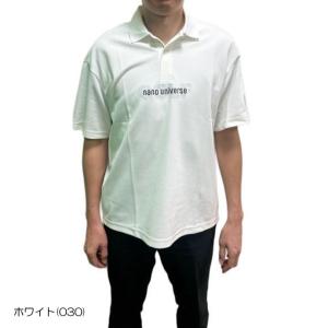 ゴルフ ナノユニバース ワイドロゴ定番ポロシャツ 4160103
