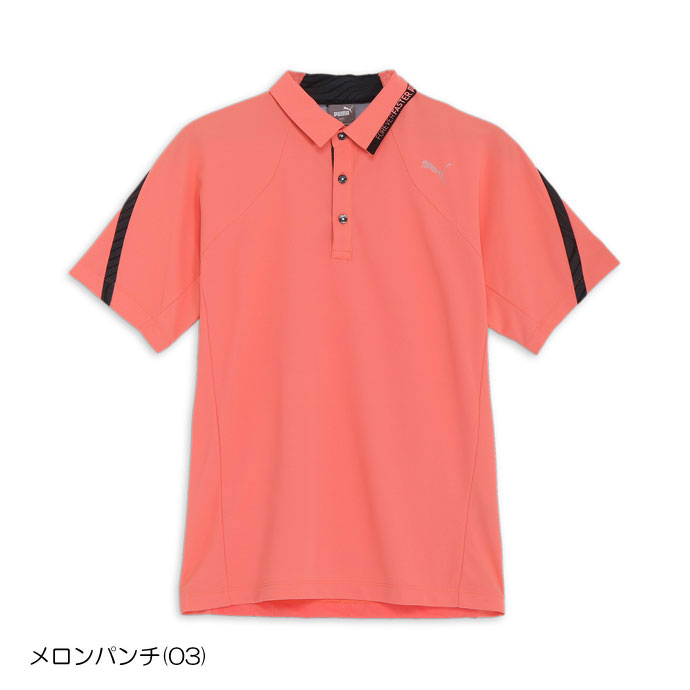 ゴルフ プーマ ストレッチＣＯＭＢＩネックポロＳ/Ｓ 627601｜tsuruya-sp｜04
