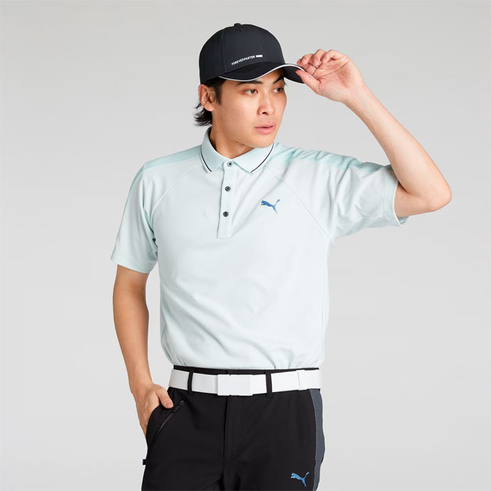 PUMA（プーマ） ゴルフウエア メンズ PF テックライン ポロシャツ