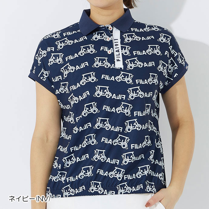 ゴルフ レディース/女性用 フィラ 半袖ポロシャツ 7546072