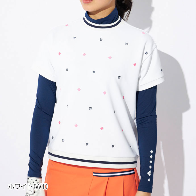 ゴルフ レディース/女性用 マリクレール 半袖シャツ＋インナーセット 714501