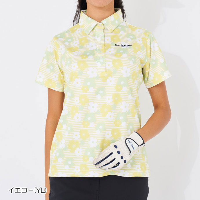 ゴルフ レディース/女性用 マリクレール 半袖シャツ 714605
