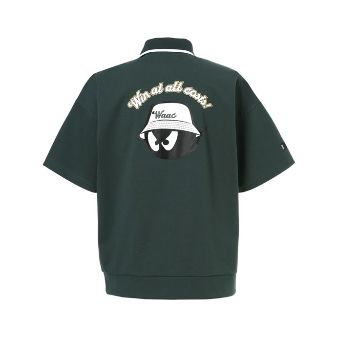 新品タグ付き未使用　WAAC ワック　メンズ　ゴルフジャケット MENS カジュアルコーチジャケット インディゴブルー/072332101