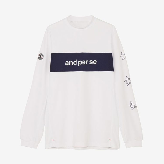 and per se（アンパスィ） ゴルフウエア メンズ ストレッチディンプル