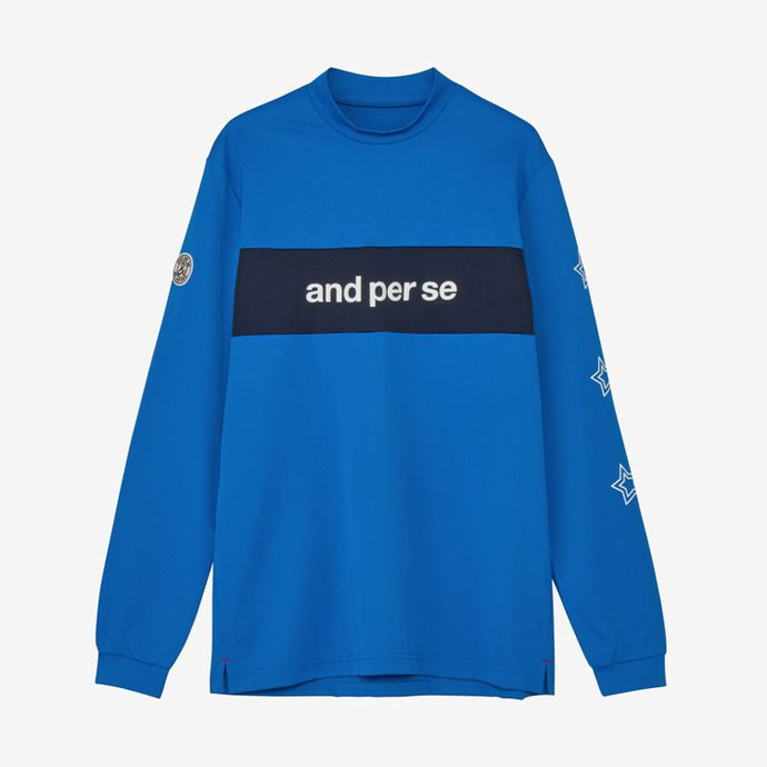 and per se（アンパスィ） ゴルフウエア メンズ ストレッチディンプル