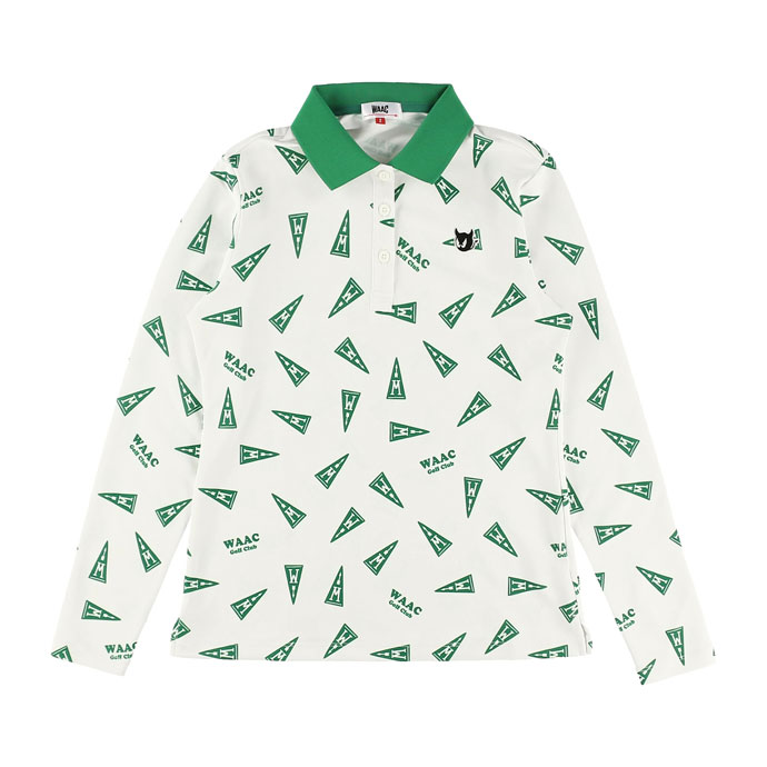WAAC WOMENS ECOストレッチカノコ 長袖シャツ 吸湿速乾 M 【メーカー