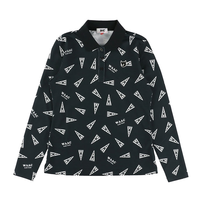 WAAC WOMENS ECOストレッチカノコ 長袖シャツ　吸湿速乾　M WAAC WOMENS ECOストレッチカノコ 長袖シャツ 吸湿速乾 M 【メーカー