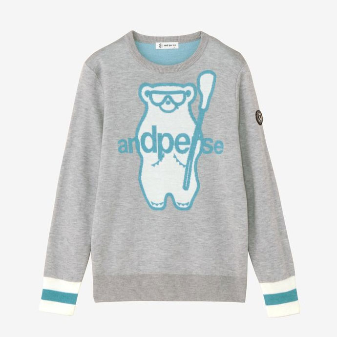 and per se（アンパスィ） ゴルフ レディース クレアニットクルー