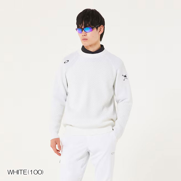 OAKLEY（オークリー） ゴルフ メンズ SKULL SURFACE SWEATER CREW 3.0