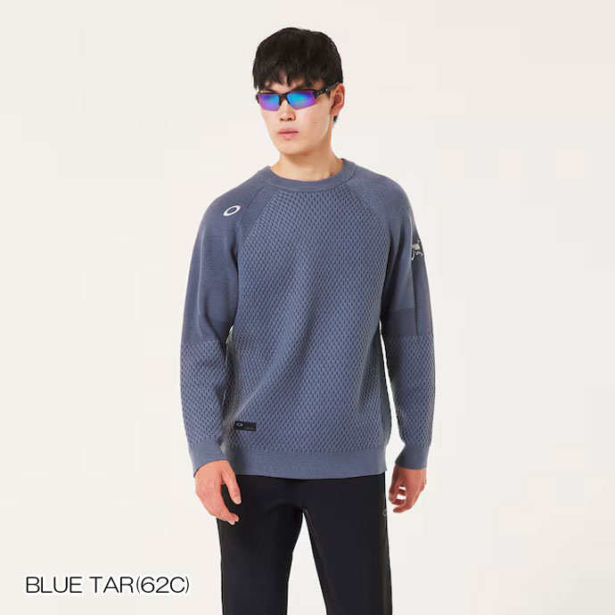 OAKLEY（オークリー） ゴルフ メンズ SKULL SURFACE SWEATER CREW 3.0