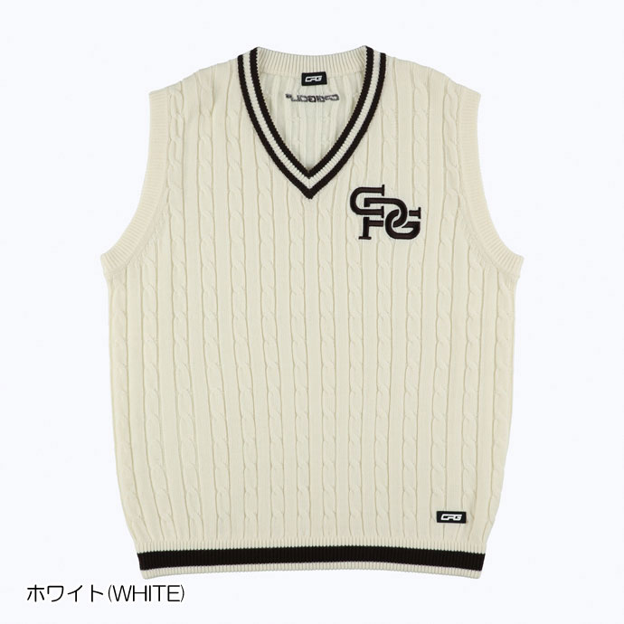 CPG GOLF ゴルフウエア CPG チルデンニットベスト 230823233 秋 冬 