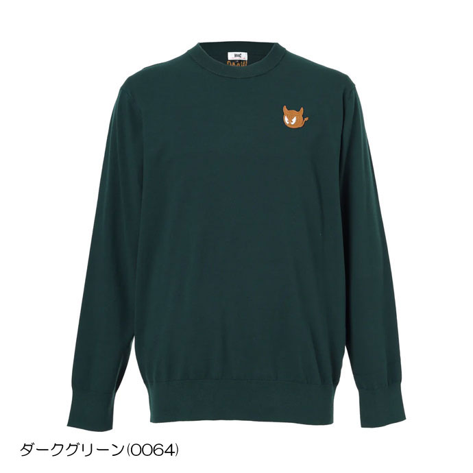 WAAC ゴルフ ワック ESSENTIAL長袖ニットプルオーバー 072244720 秋 冬