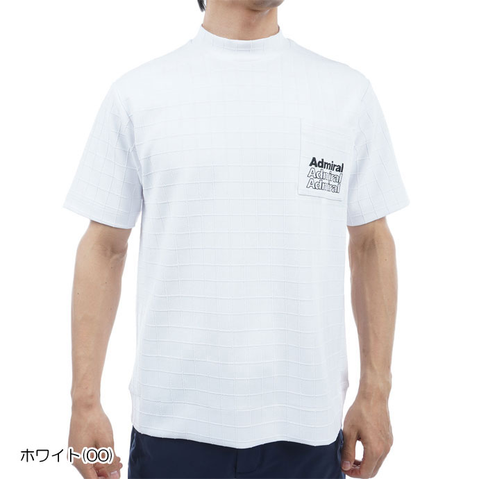 ゴルフ アドミラル グリッドオーバーモックシャツ ADMA403｜tsuruya-sp｜02