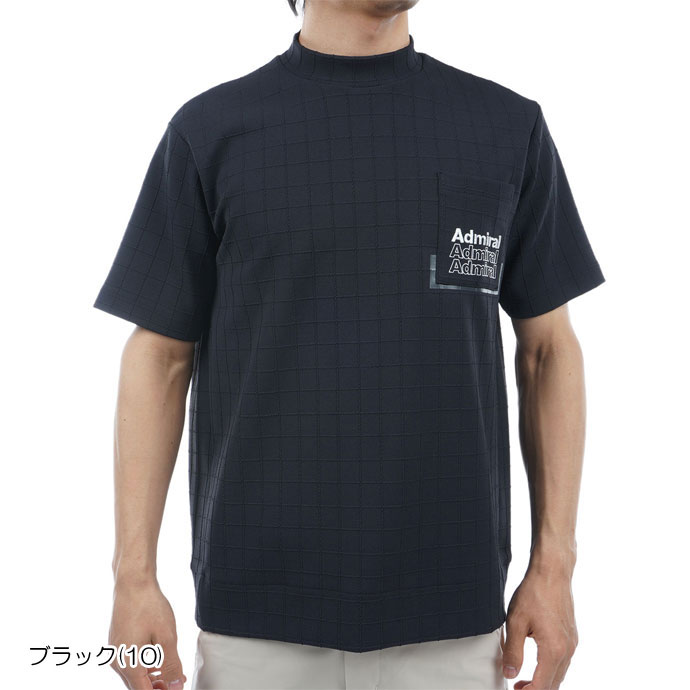 ゴルフ アドミラル グリッドオーバーモックシャツ ADMA403｜tsuruya-sp｜03