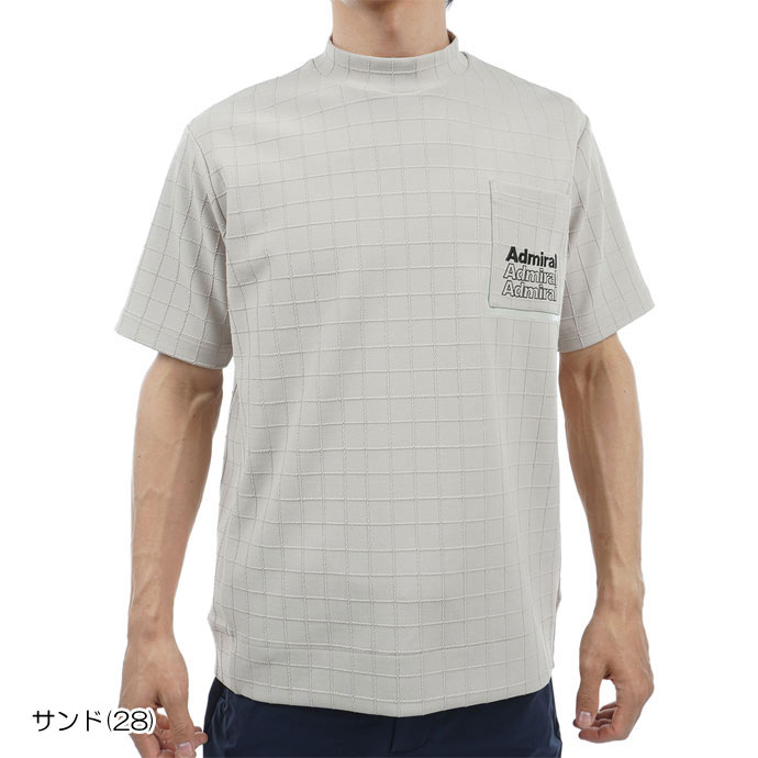 ゴルフ アドミラル グリッドオーバーモックシャツ ADMA403｜tsuruya-sp｜04