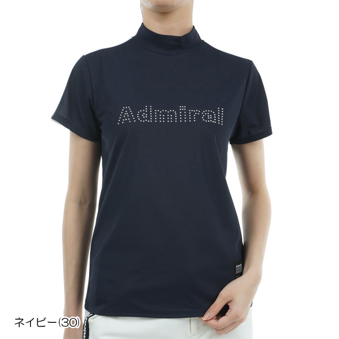 ゴルフ レディース/女性用 アドミラル メタルロゴモックシャツ ADLA412