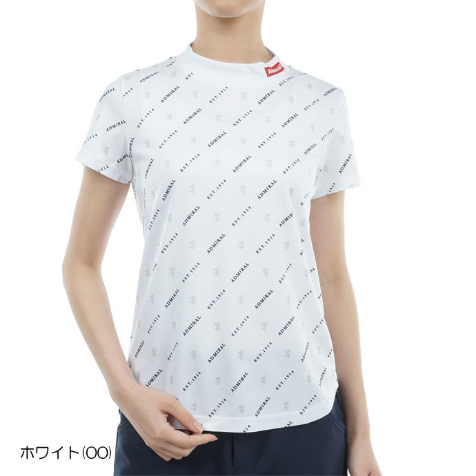 ゴルフ レディース/女性用 アドミラル モノグラムモックシャツ ADLA414