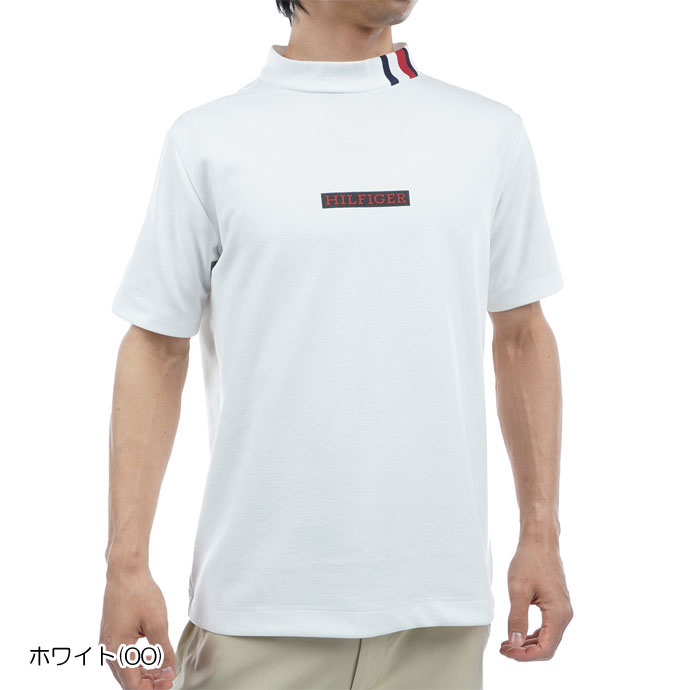 ゴルフ トミーヒルフィガー ボックスロゴ半袖モックネックシャツ THMA412｜tsuruya-sp｜02