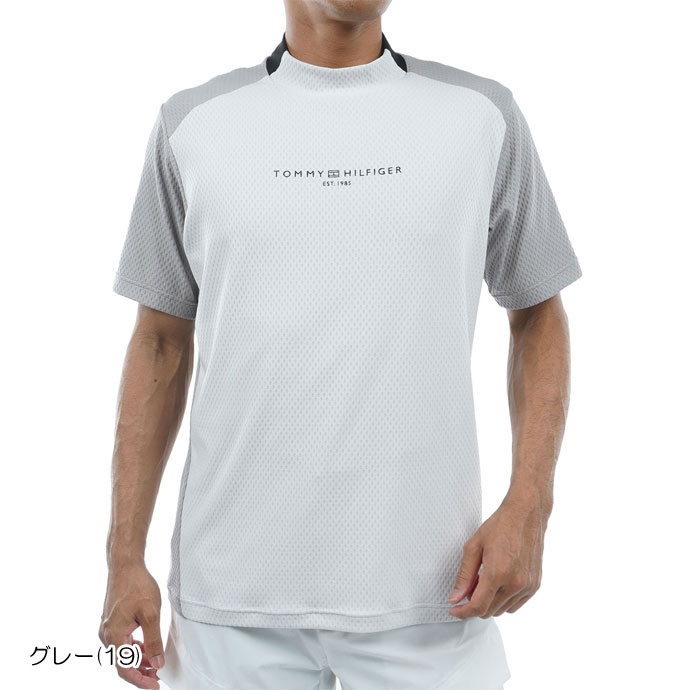 ゴルフ トミーヒルフィガー リンクスジャガード半袖モックネックシャツ THMA431｜tsuruya-sp｜04
