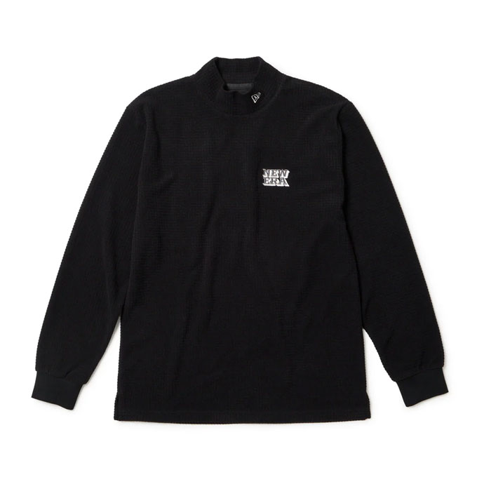 NEW ERA（ニューエラ） ゴルフ メンズ LS HIGH NECK GRID FLEECE TEE