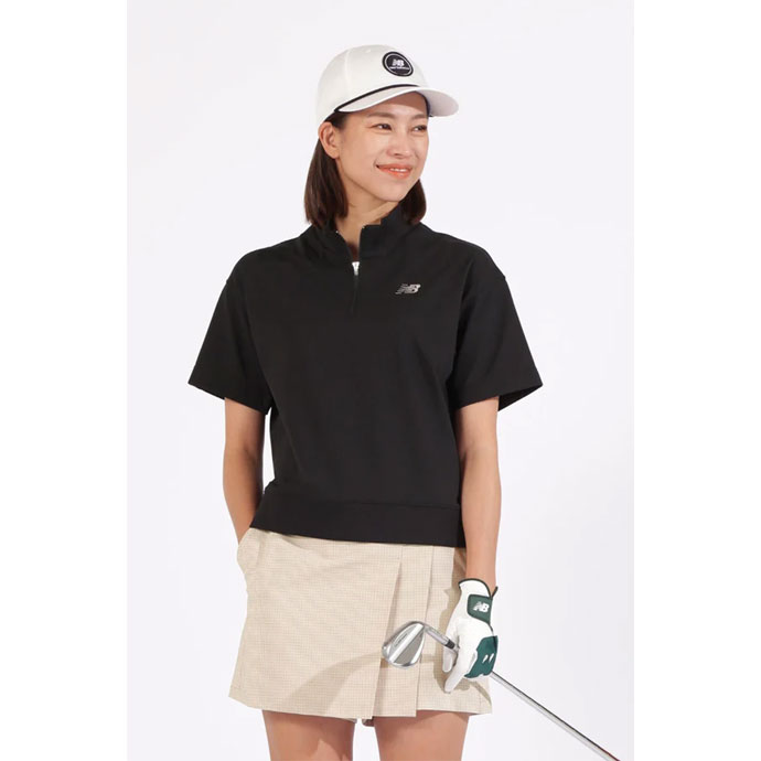 ゴルフ レディース ニューバランス SWEAT HALF ZIP MOCK NECK PO 125164501 春 夏 | New Balance Golf | 01