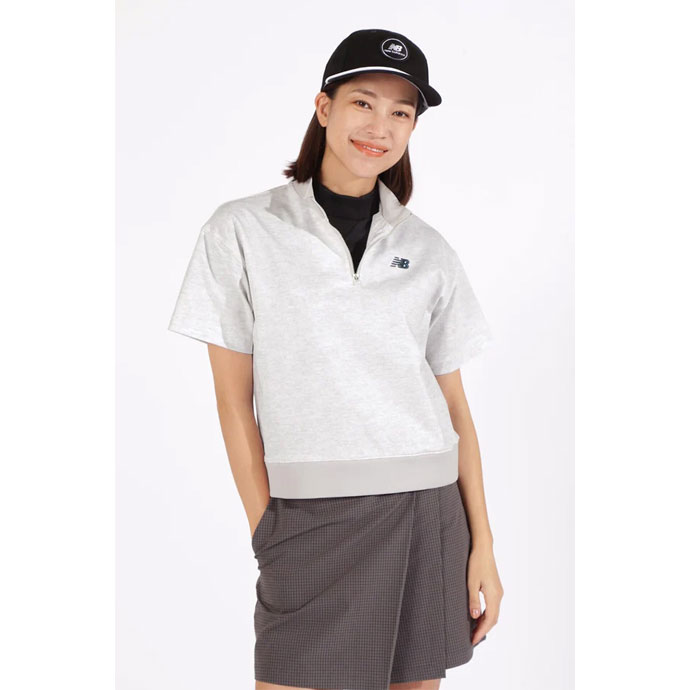 ゴルフ レディース ニューバランス SWEAT HALF ZIP MOCK NECK PO 125164501 春 夏 | New Balance Golf | 02