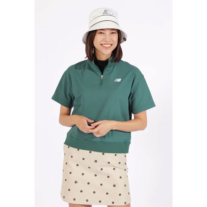 ゴルフ レディース ニューバランス SWEAT HALF ZIP MOCK NECK PO 125164501 春 夏 | New Balance Golf | 03