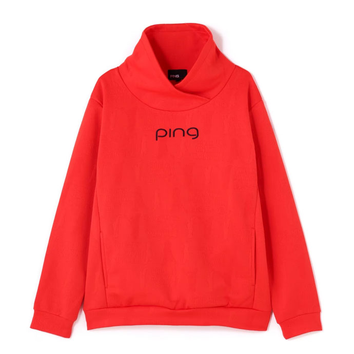 ゴルフ レディース/女性用 ピンＭｒ．ＰＩＮＧアルファベットシャドー柄ハイネック 6223269900