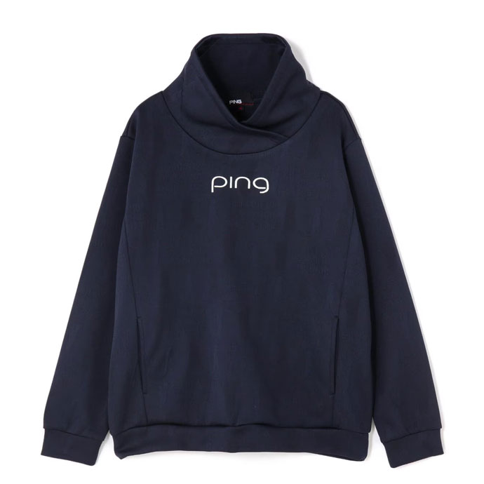 ゴルフ レディース/女性用 ピンＭｒ．ＰＩＮＧアルファベットシャドー柄ハイネック 6223269900