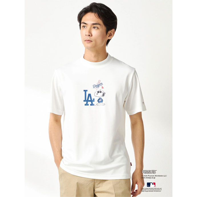 ゴルフ メンズ マクレガー 【PEANUTS×MLB】コラボモックネックTシャツ