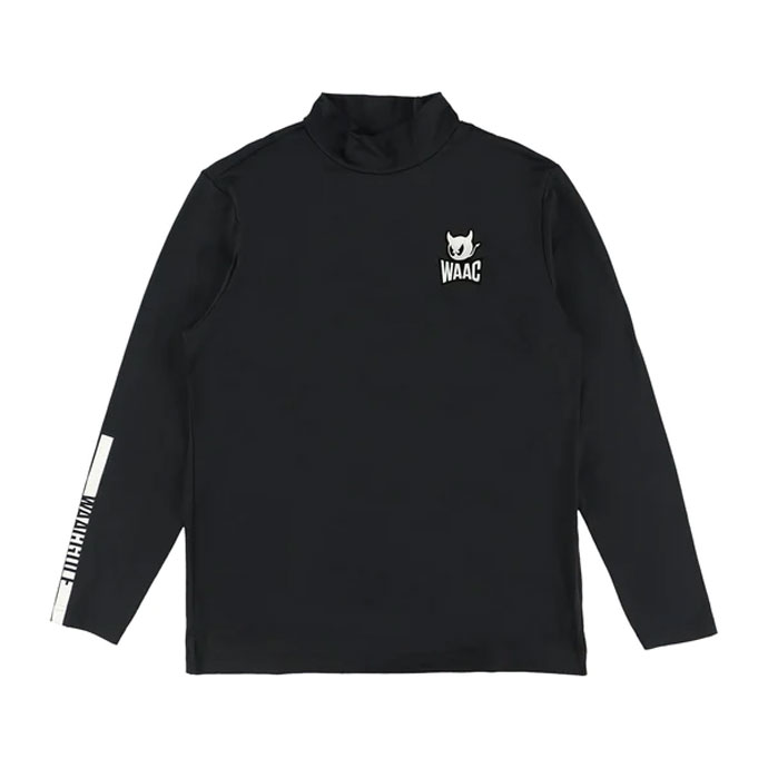 WAAC ゴルフ ワック ベーシック裏起毛ベア天竺長袖モックネック