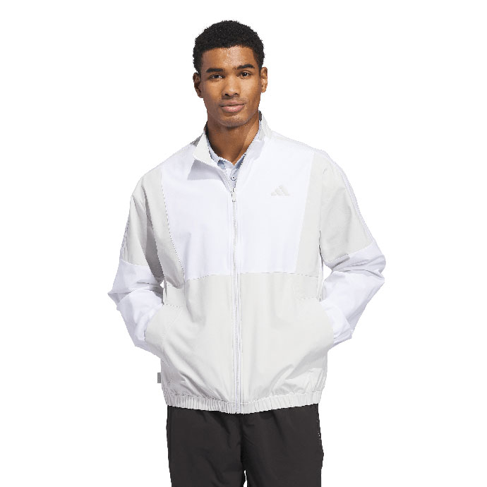 ゴルフ メンズ アディダス ビヨンド ザ コース TWISTWEAVE 撥水 カラーブロック フルジップ ジャケット 春 夏 26SS_2