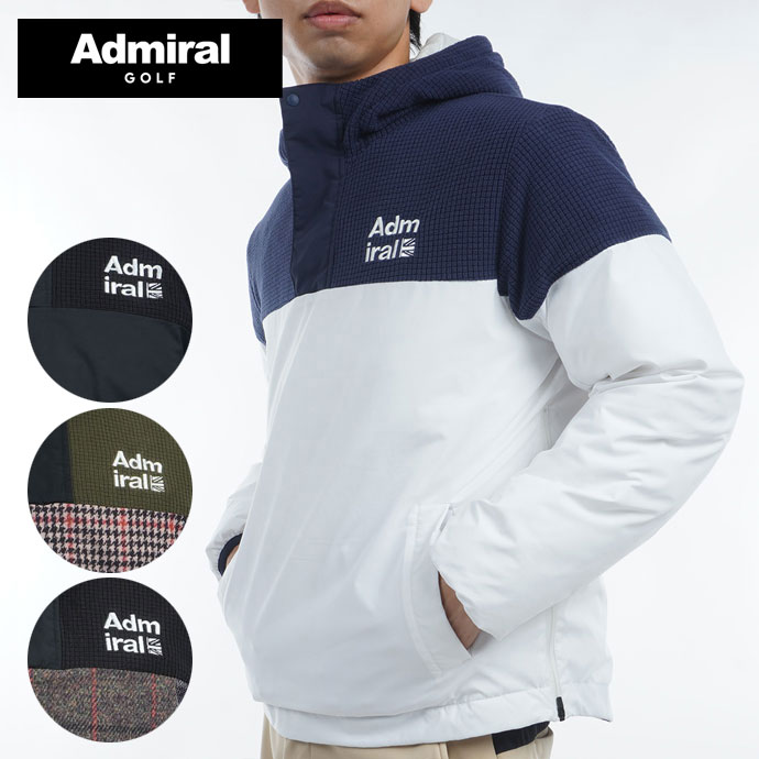 最高級 アドミラル ゴルフ Admiral Golf セットアップ ダウン 冬 Admiral Golf（アドミラルゴルフ） ゴルフ アドミラル ボアミックス