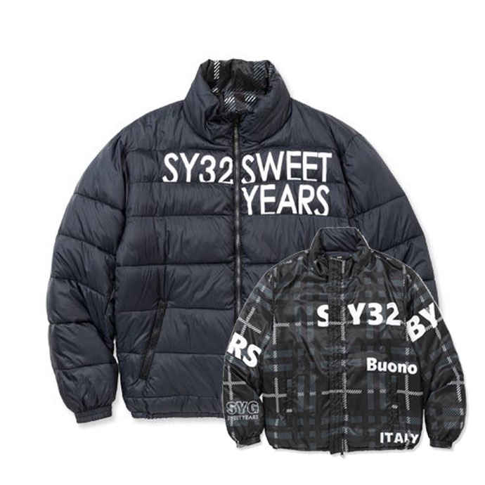 SY32 by SWEET YEARS ゴルフ プリマロフトリバーシブルパデッド