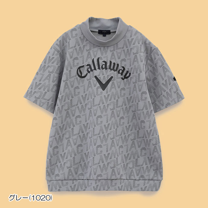 Callaway（キャロウェイ） ゴルフウエア メンズ ロゴプリントハーフ