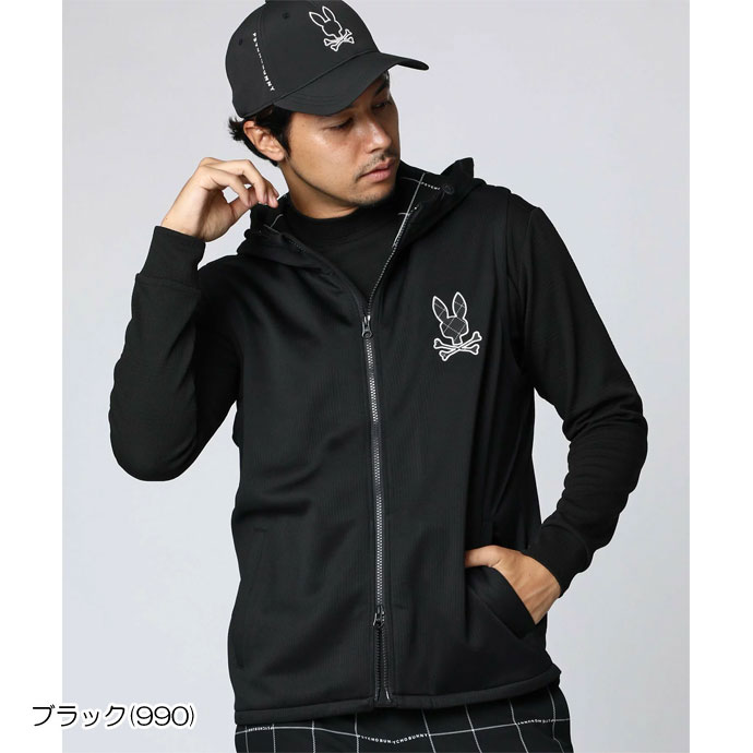 Psycho Bunny（サイコバニー） ゴルフ メンズ ベスト フードベスト