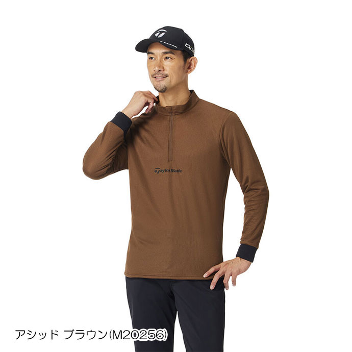 Taylor Made テーラーメイド　モックネックプルオーバー　ブラウン　L 楽天市場】モックネック ゴルフ 半袖（ブランドテーラーメイド