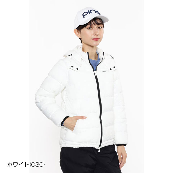 PING（ピン） ゴルフ レディース アウター フルジップ中綿フーディ