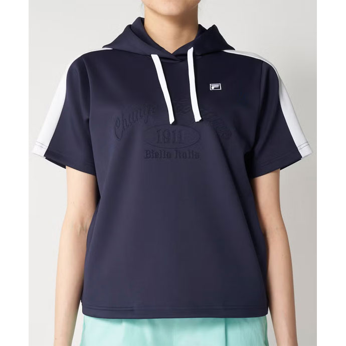 FILA GOLF ゴルフウエア レディース フィラ 半袖プルオーバーパーカー